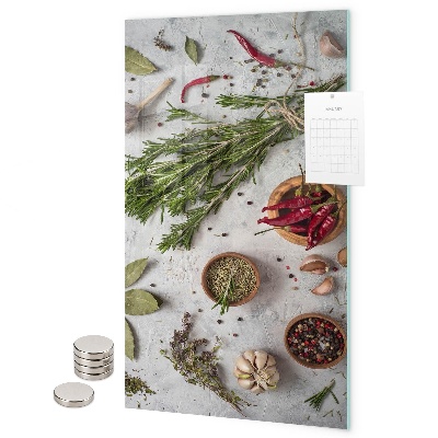 Memo board Aromatic herbs