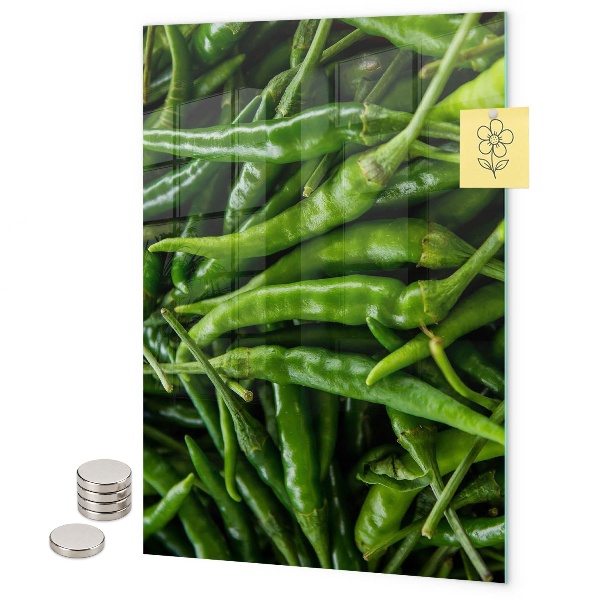 Notice board Green pepper