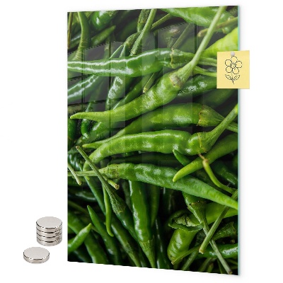 Notice board Green pepper