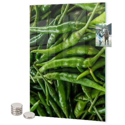 Notice board Green pepper