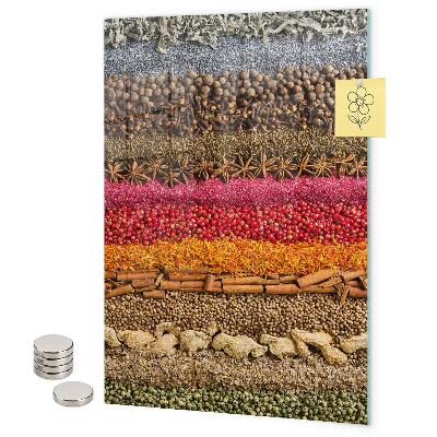 Notice board Aromatic spices
