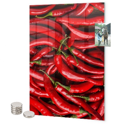 Memo board Hot peppers
