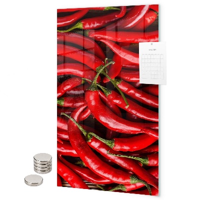 Memo board Hot peppers