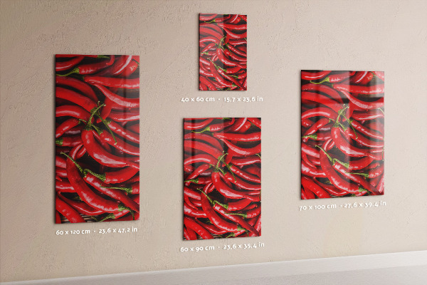 Memo board Hot peppers