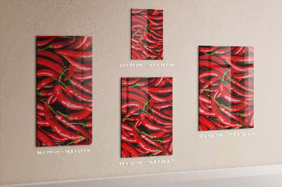 Memo board Hot peppers