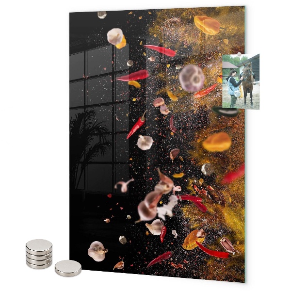 Memo board An explosion of flavors