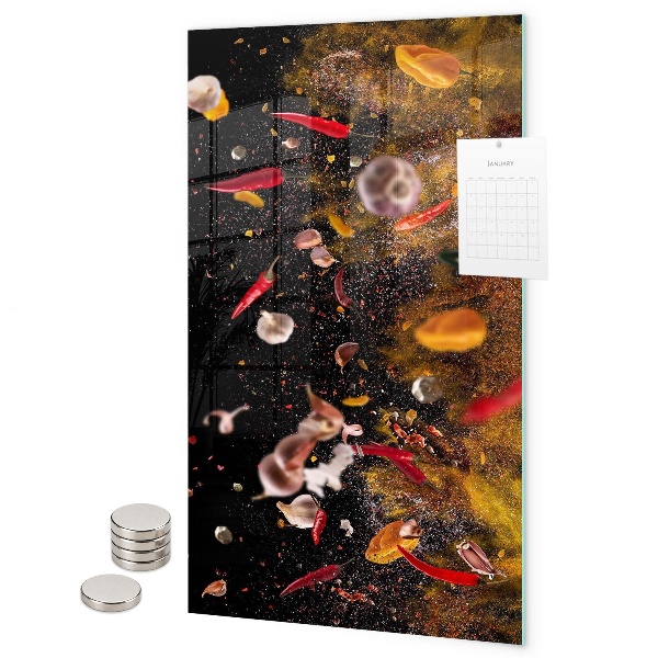 Memo board An explosion of flavors