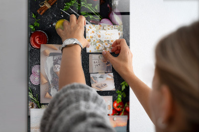 Notice board Flavor table