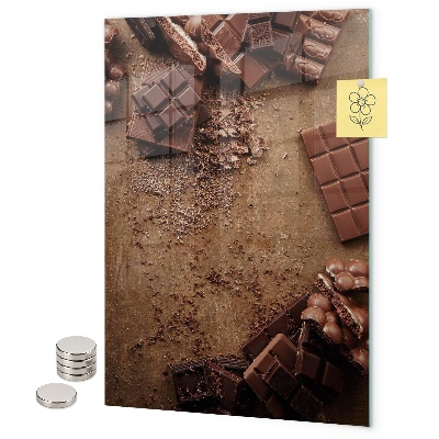 Notice board Chocolate cubes