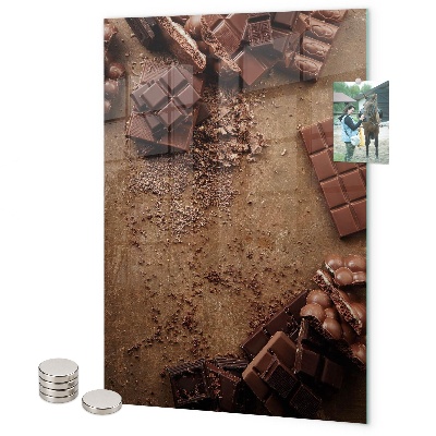 Notice board Chocolate cubes