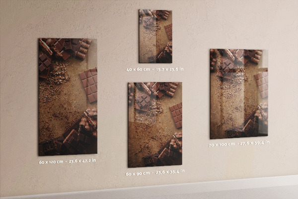 Notice board Chocolate cubes
