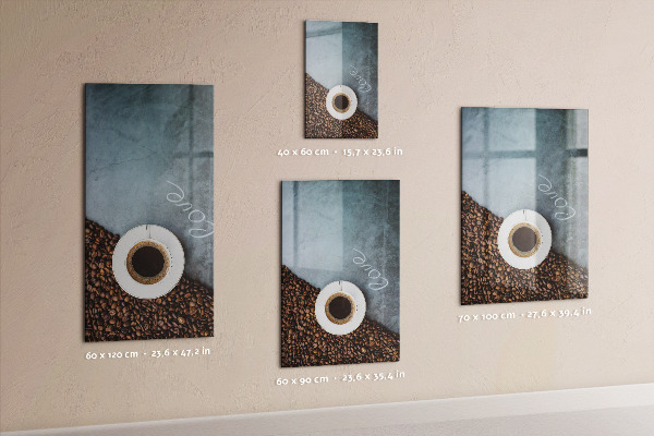Memo board A cup of coffee