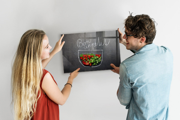 Magnetic board with Bon appetit inscription