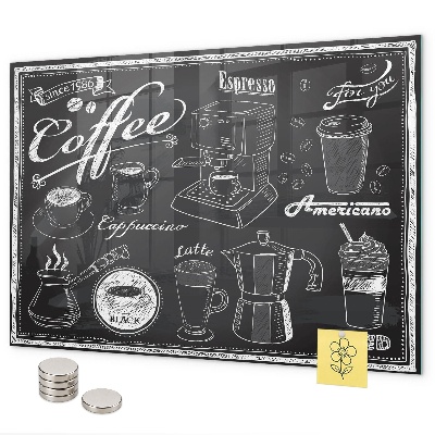 Magnetic board coffee machines