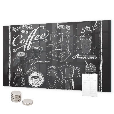 Magnetic board coffee machines