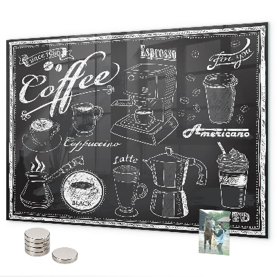 Magnetic board coffee machines