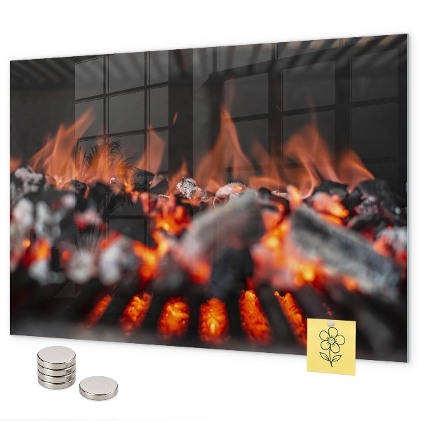 Magnetic board grate