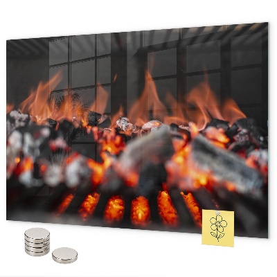 Magnetic board grate