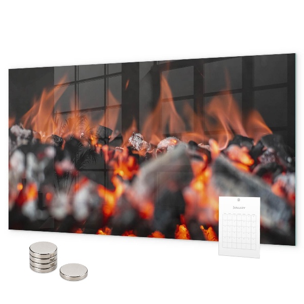 Magnetic board grate