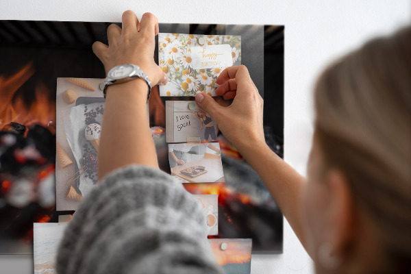 Magnetic board grate