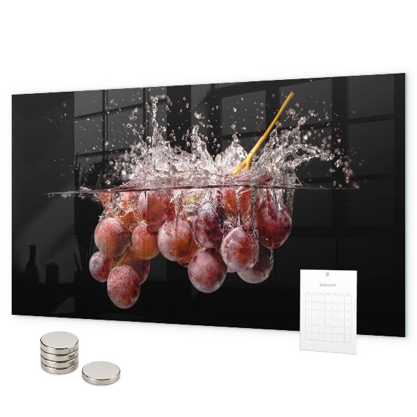Magnetic board grapes design