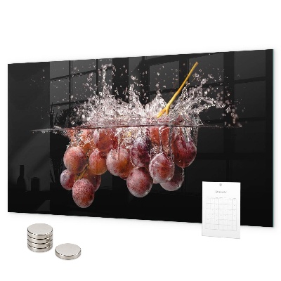 Magnetic board grapes design