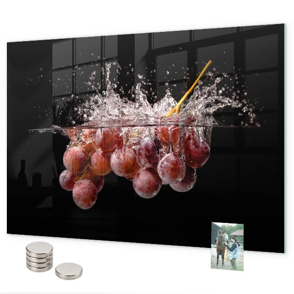 Magnetic board grapes design