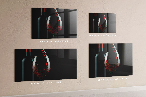 Wine bottle magnetic board