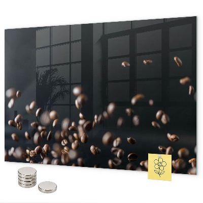 Coffee beans magnetic board for wall