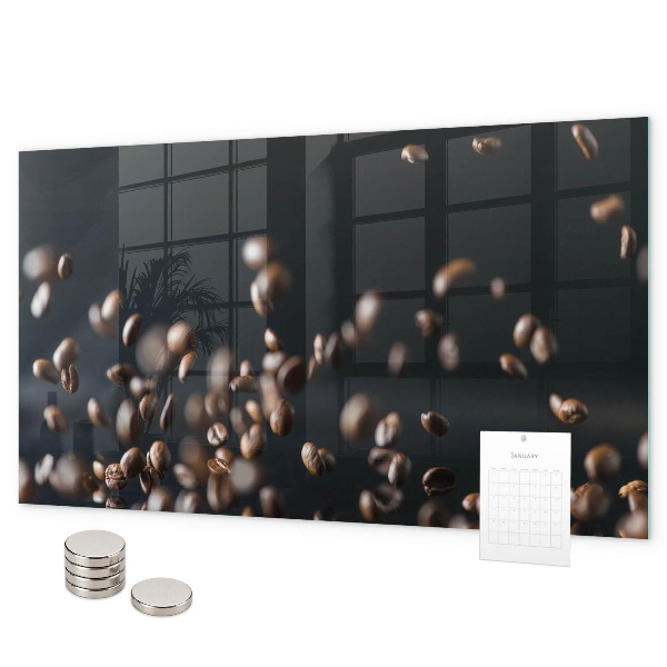 Coffee beans magnetic board for wall