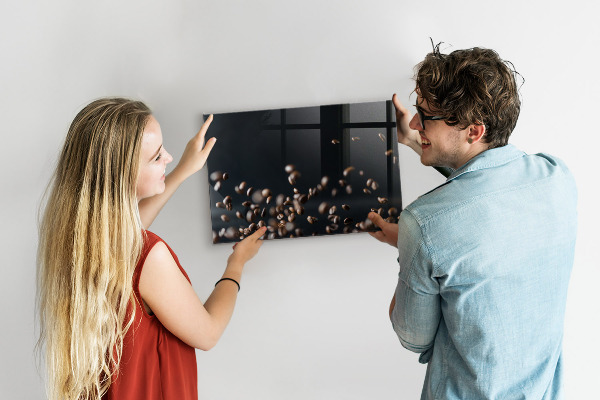 Coffee beans magnetic board for wall