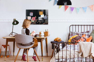 Coffee beans magnetic board for wall