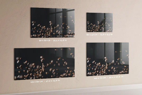 Coffee beans magnetic board for wall