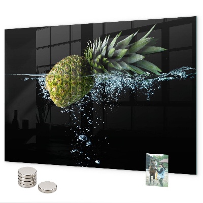 Magnetic wall board pineapple design
