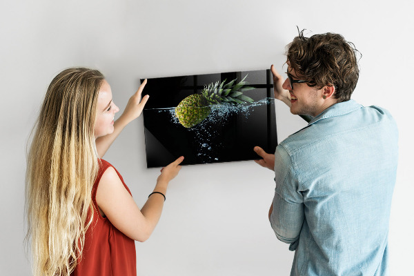 Magnetic wall board pineapple design
