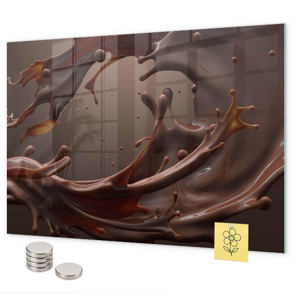 Magnetic board cocoa finish