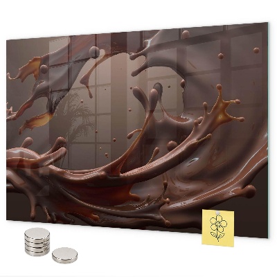 Magnetic board cocoa finish