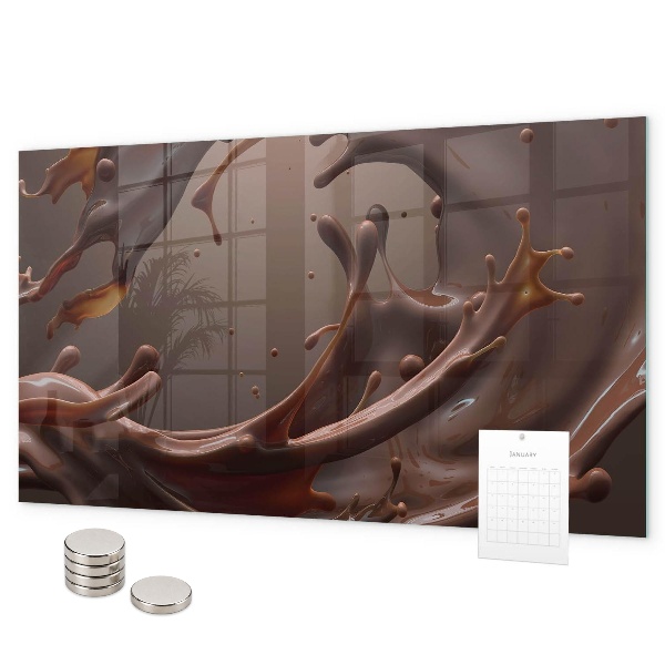 Magnetic board cocoa finish