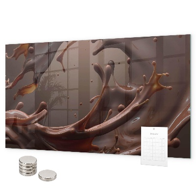 Magnetic board cocoa finish