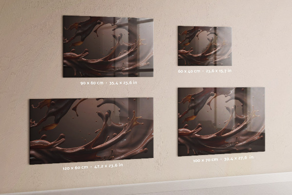 Magnetic board cocoa finish