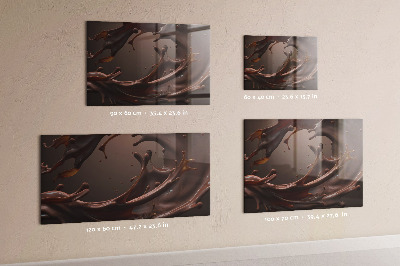 Magnetic board cocoa finish