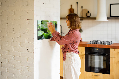 Magnetic board for wall lime slices design