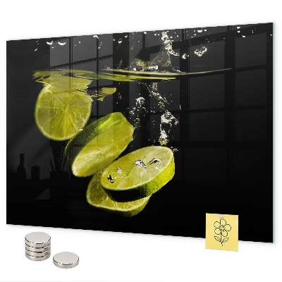 Magnetic board for wall limes