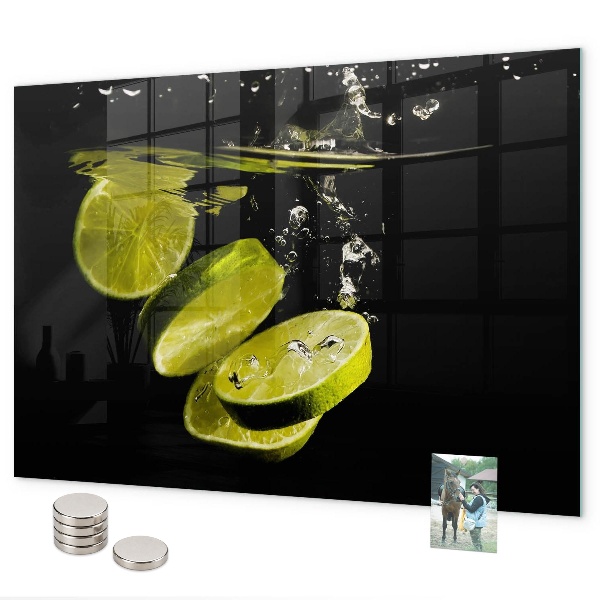 Magnetic board for wall limes