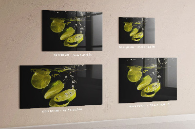 Magnetic board for wall limes