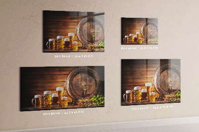 Magnetic board a barrel of beer