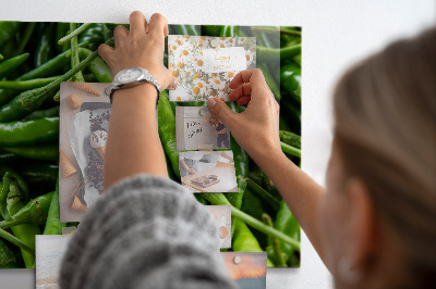 Magnetic board for wall