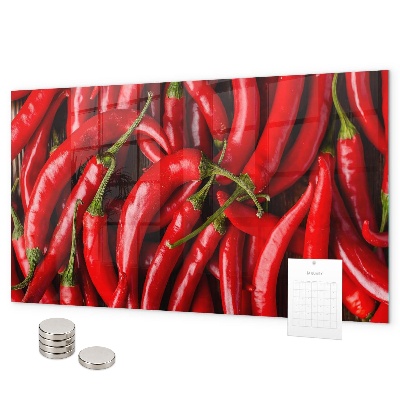 Hot peppers magnetic board