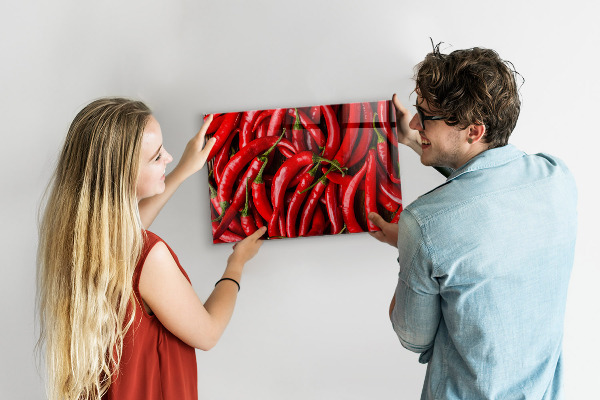 Hot peppers magnetic board