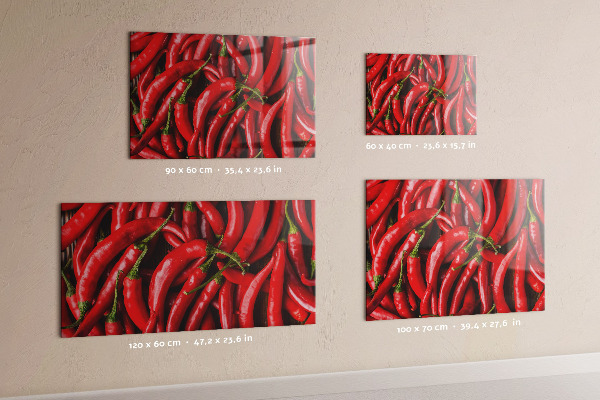 Hot peppers magnetic board